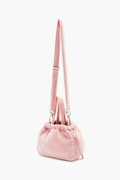 Sac velours mini femme Rose vue de détail 1