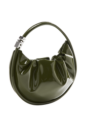 Sac Domino en vinyle medium Kaki vue de détail 3