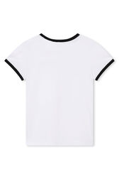 Sonia Rykiel Logo Round Neck T-shirt White back view