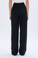 Cool Wool High-waisted Trousers Black details view 1