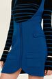 Women Sleeveless Milano Short Dress Prussian blue details view 3