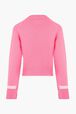 Cardigan cœurs Rose vue de dos