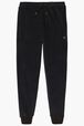 Jogging velours femme Noir vue de face