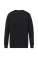Pull intarsia motif 1968 femme Noir vue de dos