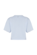 Short-sleeved jumper Sky back view