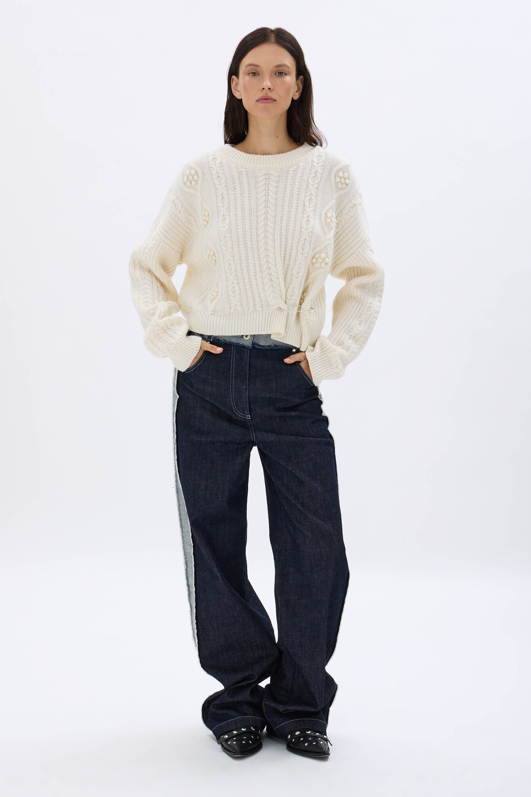 1円/春夏/SONIA RYKIEL/FR38サイズ/ハイウエスト ハーフパンツ ソニアリキエル インポート 新品 /黄色/イエロー/cz787/｜ブランド別