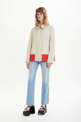 Veste gabardine femme Beige vue de détail 2