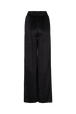 Pantalon large en velours Noir vue de dos