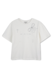 Starlight White Tee Ecru front view