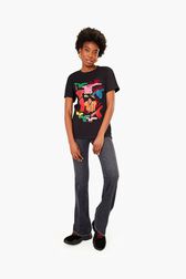 Sketch T-Shirt Black front worn view