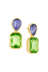 Earrings Superchromatic Peridot Peridot back view