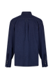 Chemise en flanelle de coton Bleu vue de dos