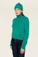Bonnet mohair Femme Emeraude vue de détail 2