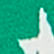 Star-print viscose midi dress Stars green 