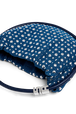 Medium Domino bag in denim and studs Blue studs details view 2
