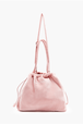 Sac velours maxi femme Rose vue de face