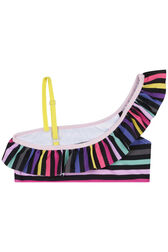 Striped Girl Two Pieces Swimsuit Multico details view 2