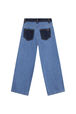 Denim Girl Trousers Raw back view