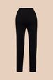 Women Mouth Print Jogging Pants Black back view