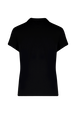 T-shirt coton femme Noir vue de dos