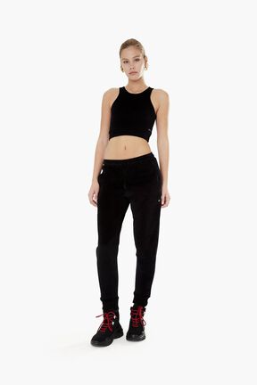 Jogging velours rykiel Noir vue de détail 1