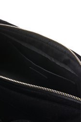 Sac baguette Demi-Pull  en velours Noir vue de détail 2