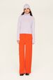 Women Mohair Turtleneck Lilac details view 2