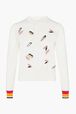 Long Sleeve SR Kiss Vest White front view