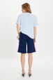 Knitted shorts Navy back worn view