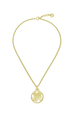 Golden Medals Lucky Clover necklace Gold back view