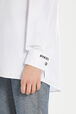 Poplin shirt White details view 1