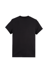 T-shirt jersey de coton femme Noir vue de dos
