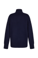 Pull oversize col montant Navy vue de dos