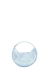 Domino medium vinyl bag Baby blue front view
