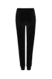 Jogging velours femme Noir vue de dos