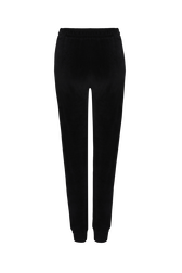 Jogging velours femme Noir vue de dos