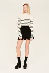 Women Milano Short Skirt Black details view 1