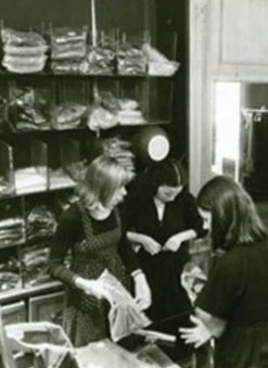 First Sonia Rykiel store at Saint-Germain des Près