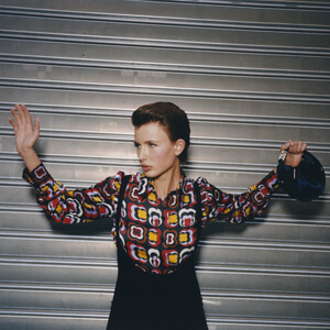 Woman holding a designer bag