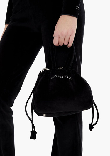 Velvet bag for women