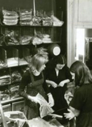 Première boutique Sonia Rykiel à Saint-Germain des Près Première boutique Sonia Rykiel à Saint-Germain des Près