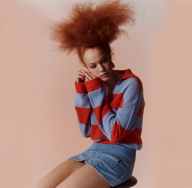 Femme en maille Sonia Rykiel
