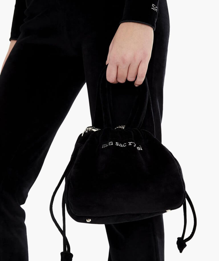 Velvet bag for women
