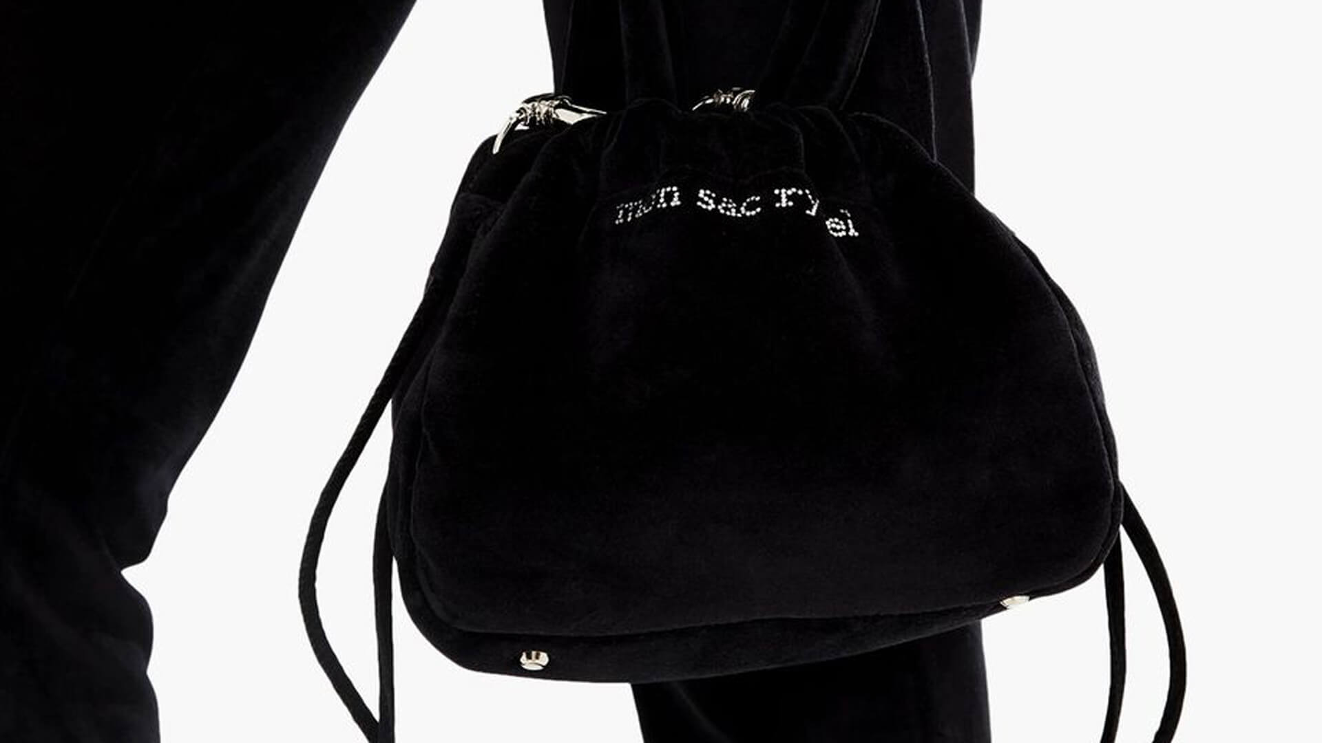 Velvet bag for women