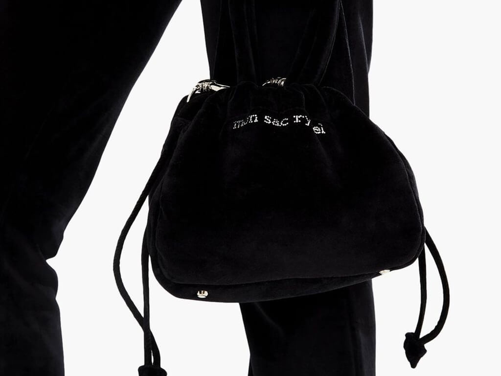 Velvet bag for women