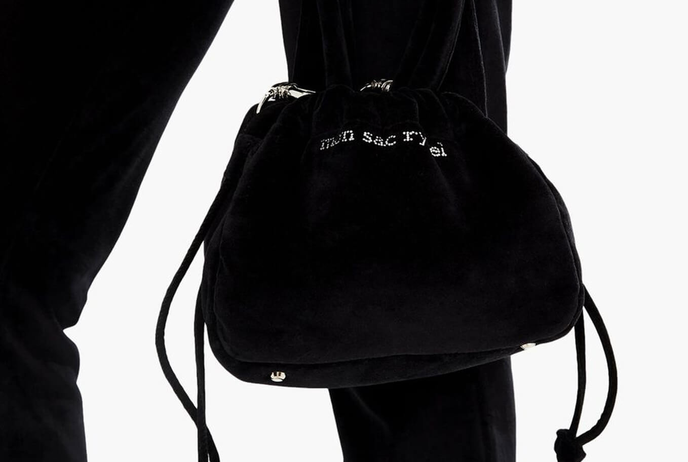 Velvet bag for women