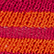 Women Two-Colour Openwork Striped Shorts, Striped fuchsia/coral 