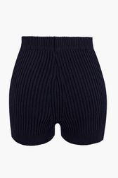 Women - SR Wool Shorts, Black back view