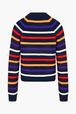 Women - Multicolor Sailor Sweater, Black back view
