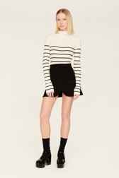 Women Maille - Milano Short Skirt, Black details view 1